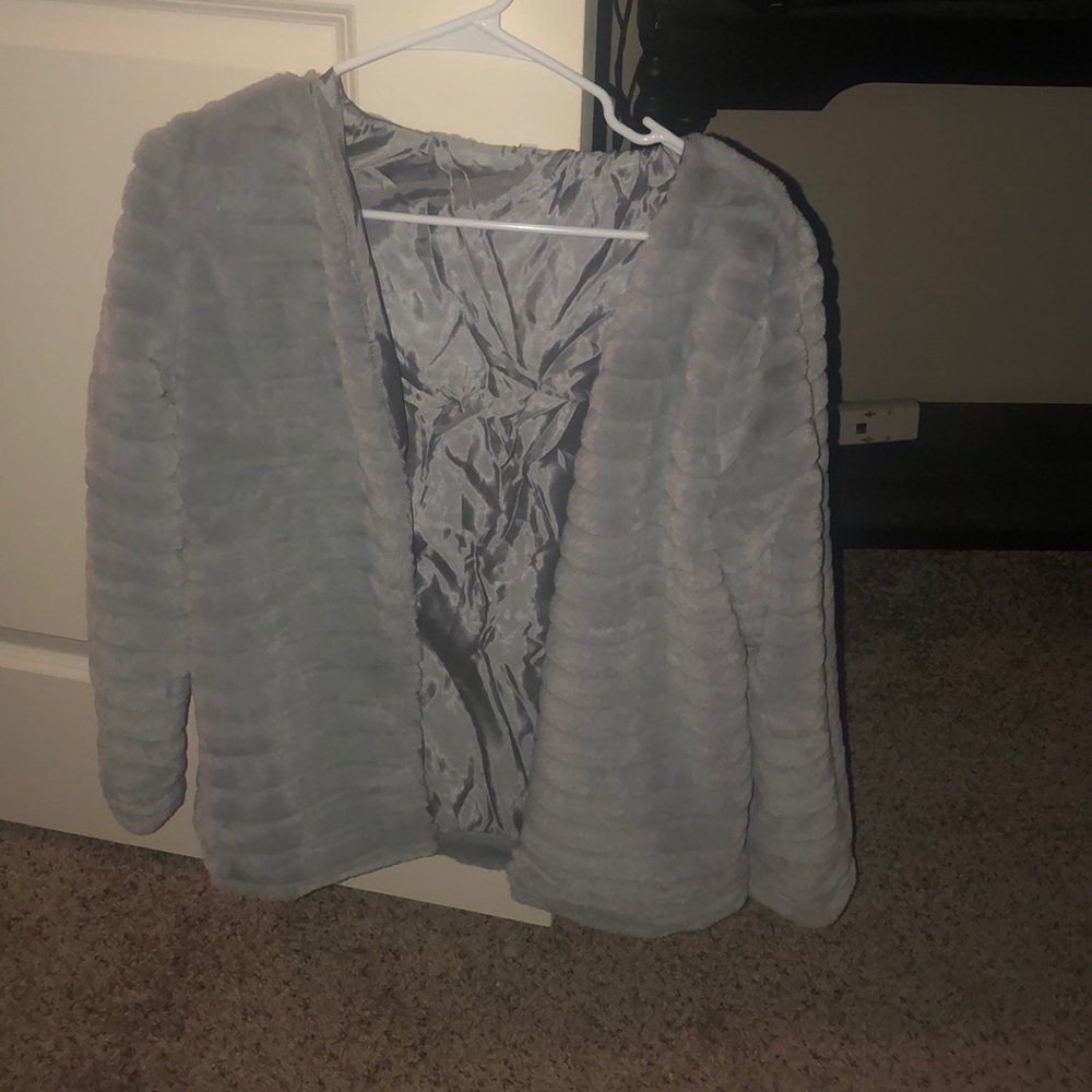 Faux fur jacket